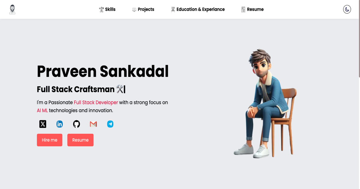 Praveen Sankadal | Full-Stack Developer